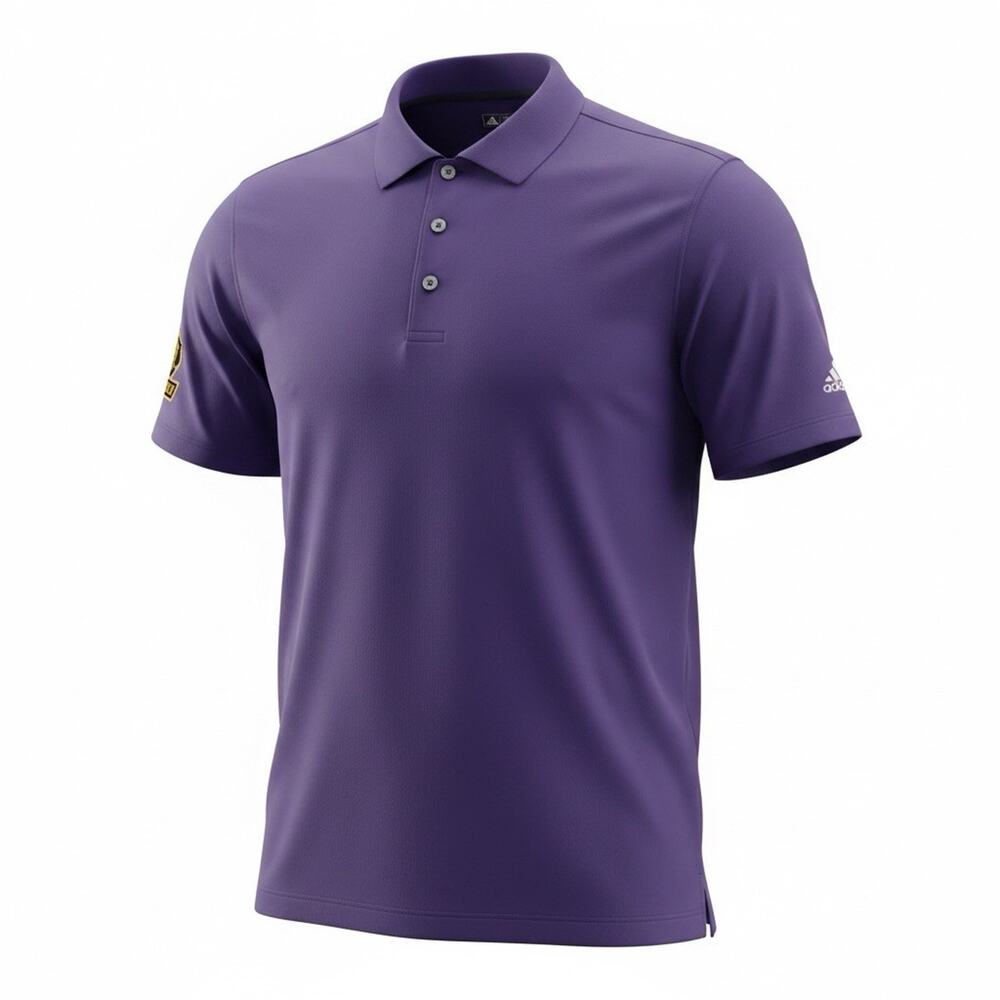 ADIDAS pure motion Purple Polo Golf Short Sleeve Shirt Mens XL BG GOLF A106